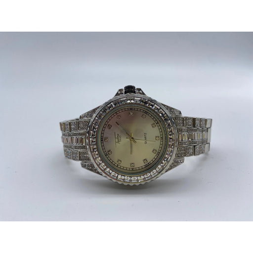 Square Diamond Rimed Watch ice culture
