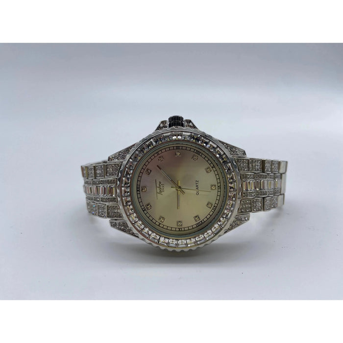 Square Diamond Rimed Watch ice culture
