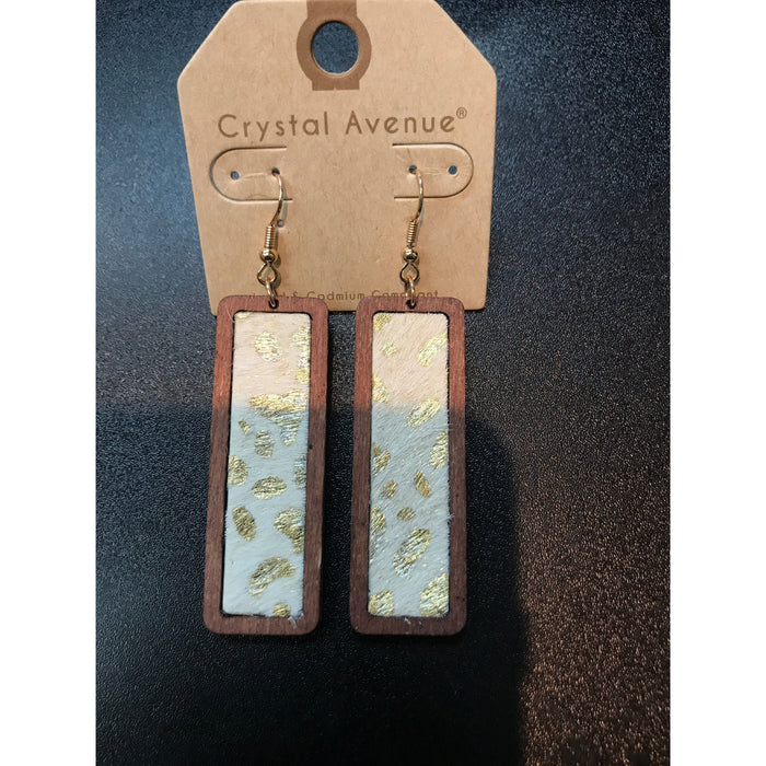 Gold Spotted Earrings