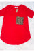 Leopard Print Pocket Tee Zenana