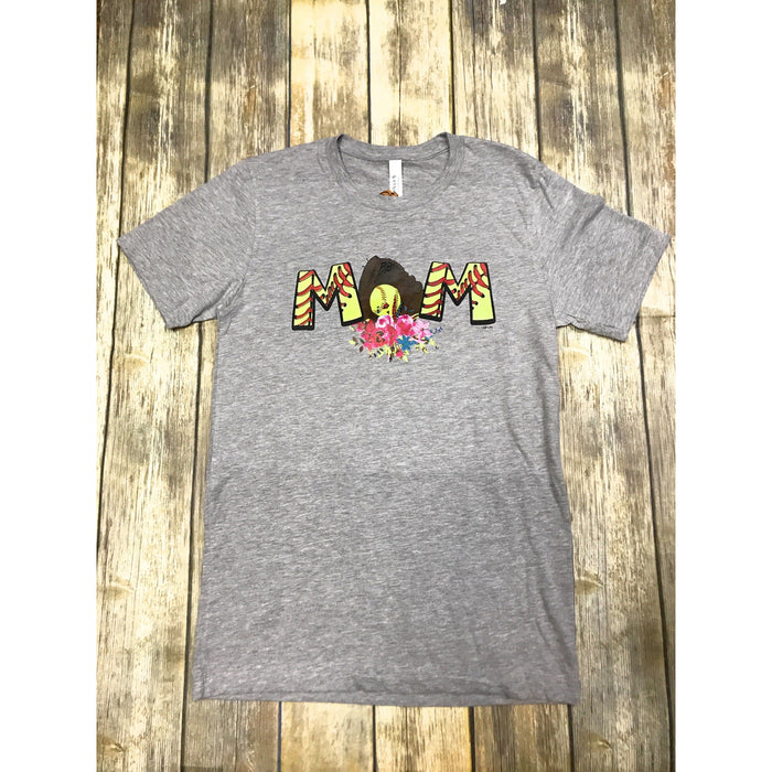 Softball mom t-shirt