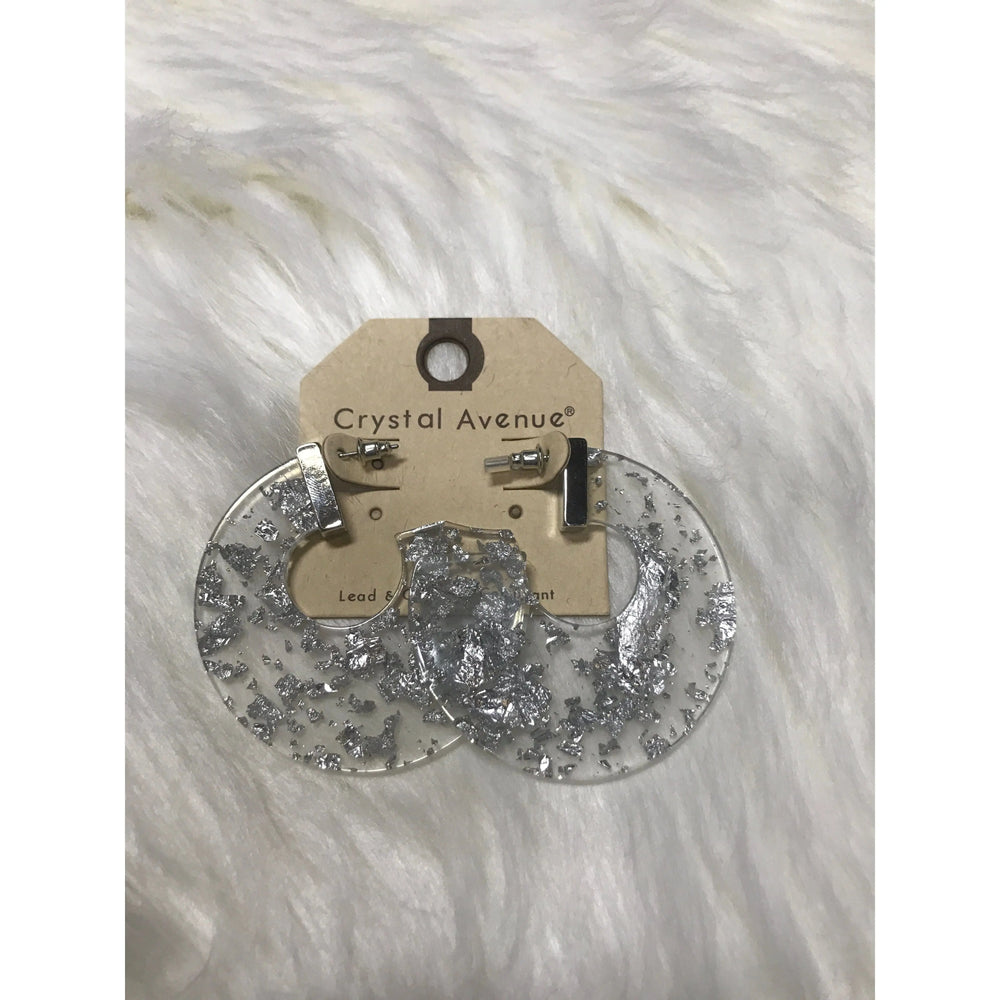 25855SIL-S CLEAR EARRINGS LECCE