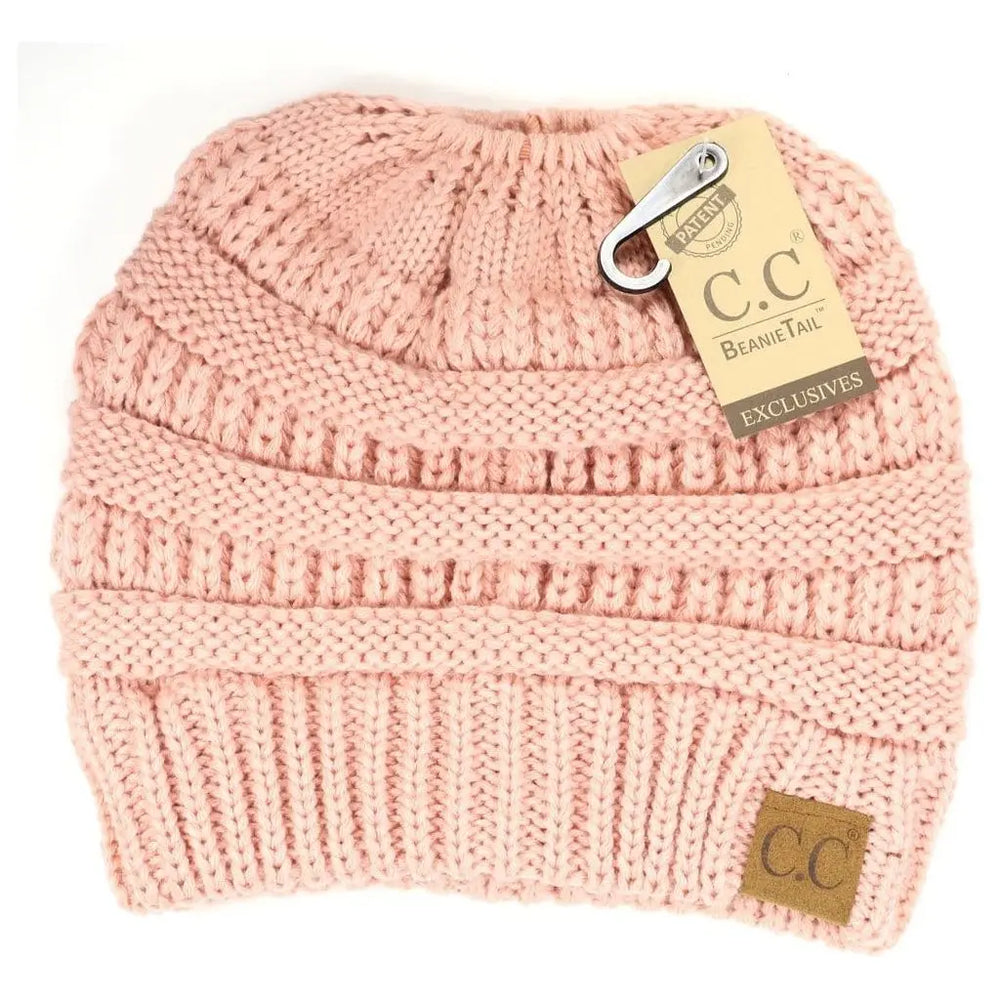 Solid  classic  cc beanie  tail 