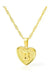 Initial letter heart pendant necklace - LECCE