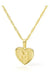 Initial letter heart pendant necklace - LECCE