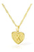Initial letter heart pendant necklace - LECCE