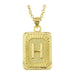 Initial letter pendant necklace - LECCE