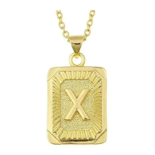 Initial letter pendant necklace - LECCE
