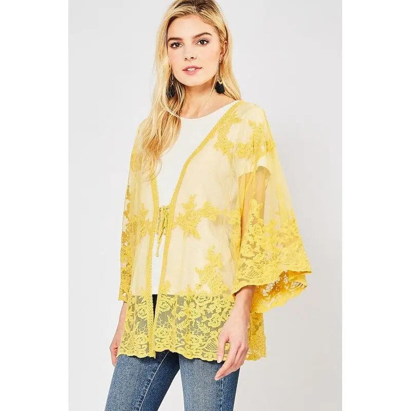 Lace cardigan Regular Size LECCE