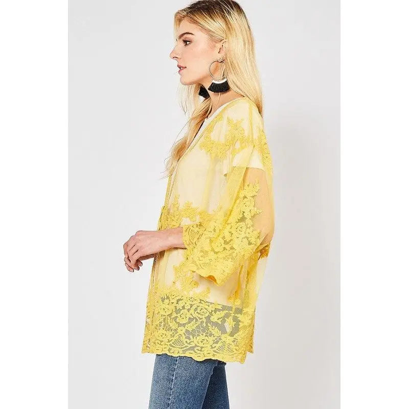 Lace cardigan Regular Size LECCE