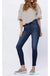 judy blue Super dark clean control top skinny judy blue