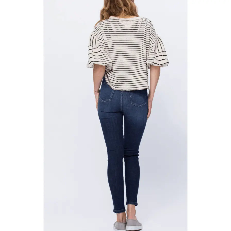 judy blue Super dark clean control top skinny judy blue