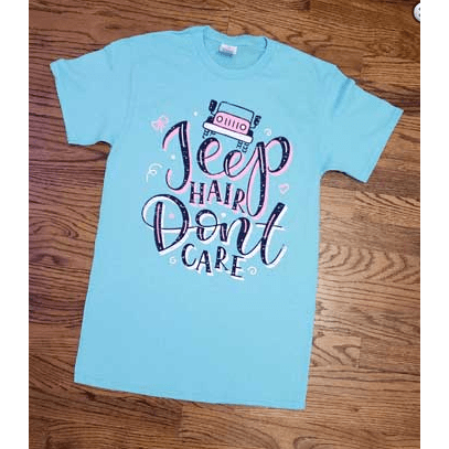 Jeep hair don't care t-shirt