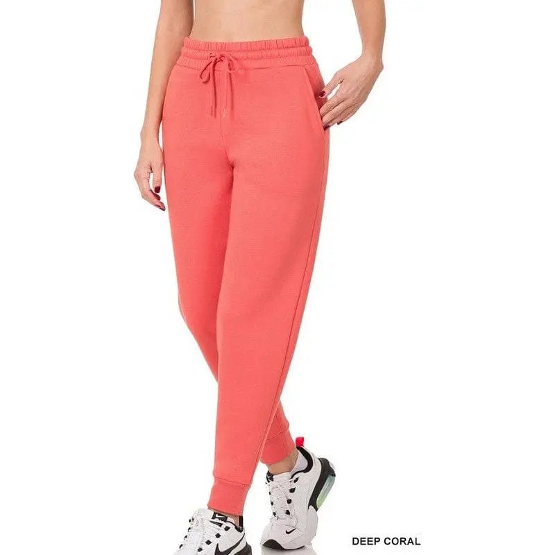 Jogger sweatpants pockets & elastic waistband - LECCE