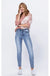 Judy blue Hi - rise light bleach wash relaxed fit - LECCE