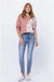 Judy blue Hi - rise light bleach wash relaxed fit - LECCE