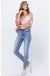 Judy blue Hi - rise light bleach wash relaxed fit - LECCE