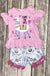 LLAMA 2 PC SET W POM POM SHORTS 