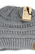 Solid  classic  cc beanie  tail 