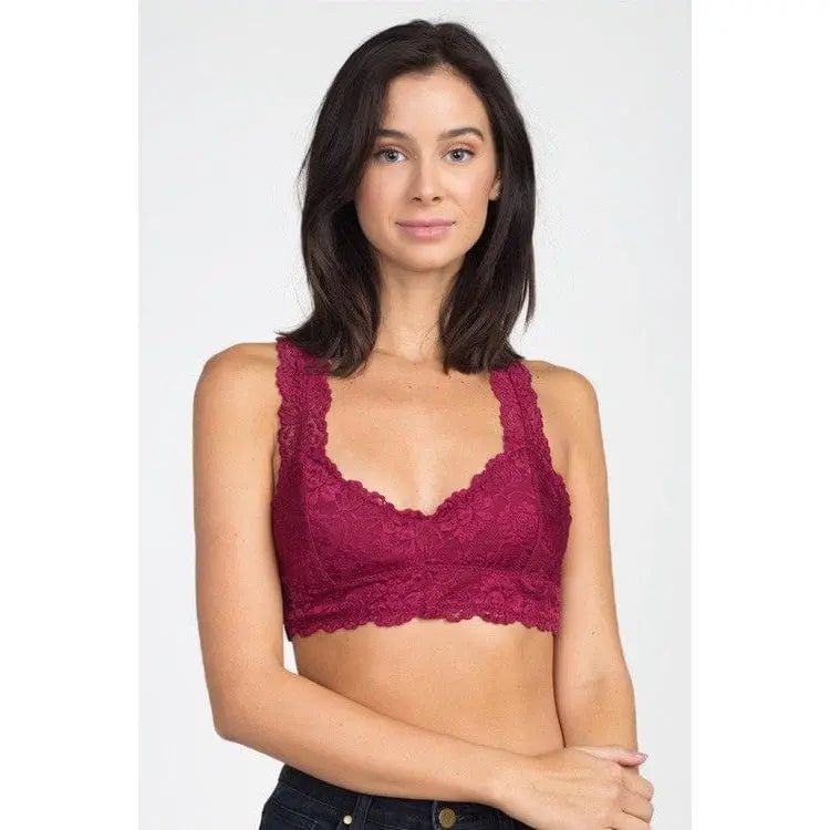 Lace Racerback Bralette - LECCE