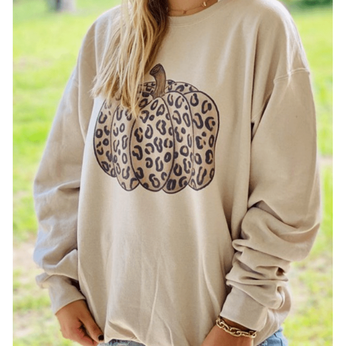 Leopard Pumpkin sweatshirt