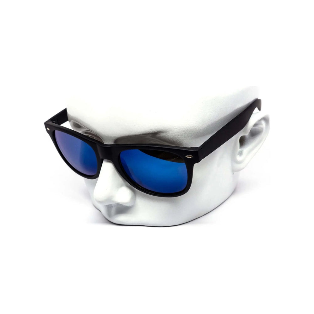 Maddox All - black Soft Touch Burnt Mirror Sunglasses - LECCE