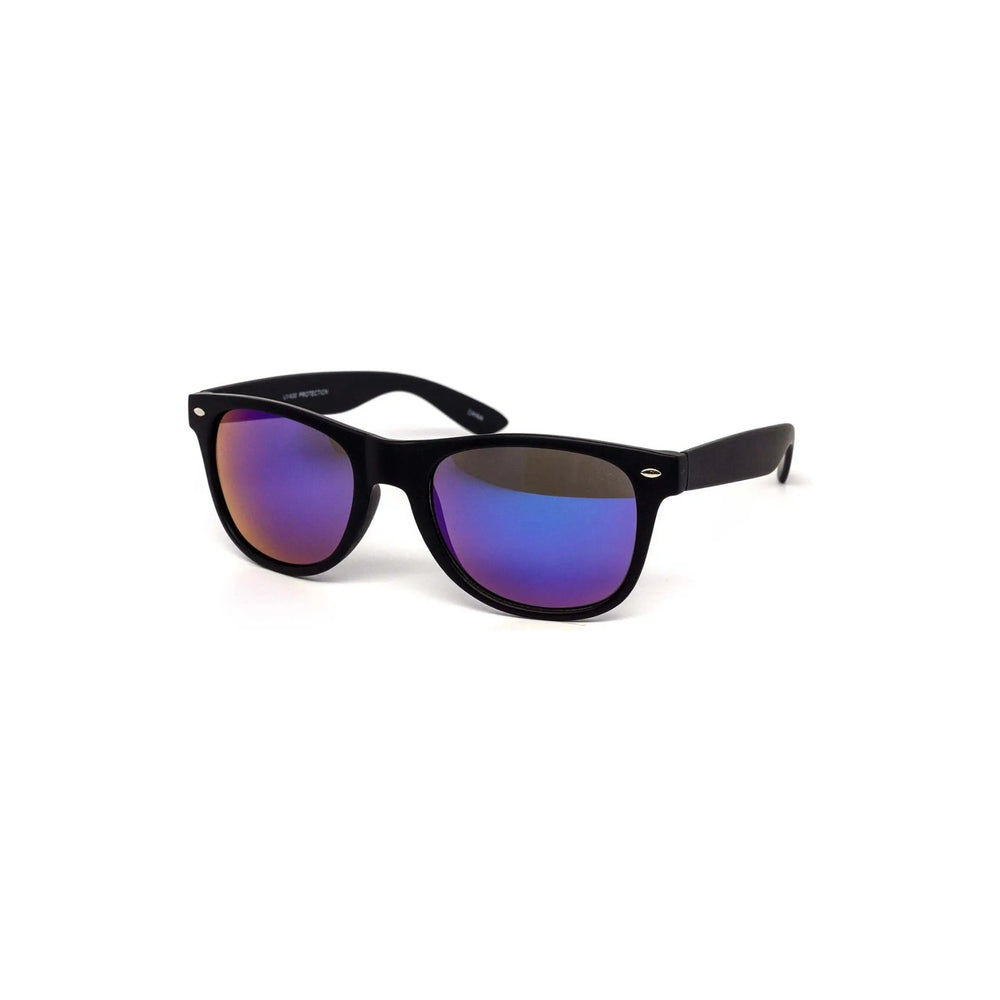 Maddox All - black Soft Touch Burnt Mirror Sunglasses - LECCE