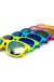 Maddox Premium Soft Touch Neon Mirror Sunglasses - LECCE