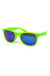 Maddox Premium Soft Touch Neon Mirror Sunglasses - LECCE