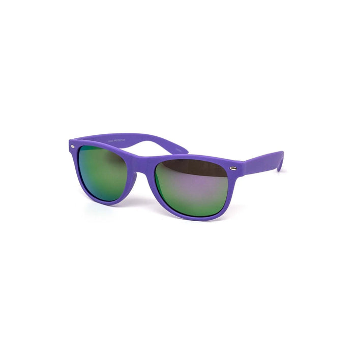 Maddox Premium Soft Touch Neon Mirror Sunglasses - LECCE