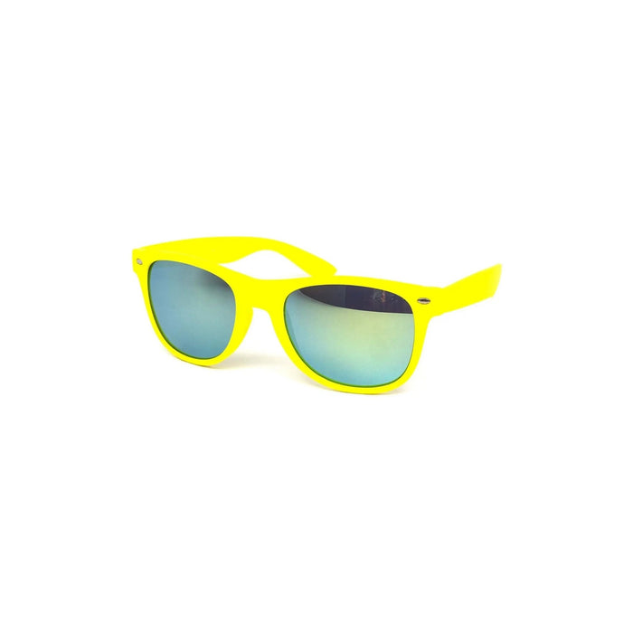 Maddox Premium Soft Touch Neon Mirror Sunglasses - LECCE
