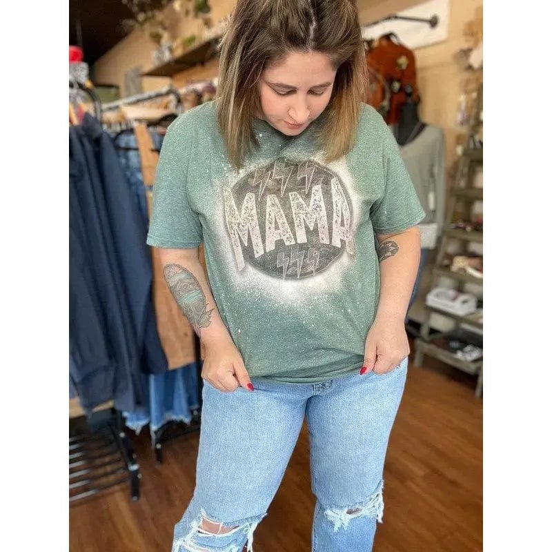 Camiseta con lejía Mama Bolt