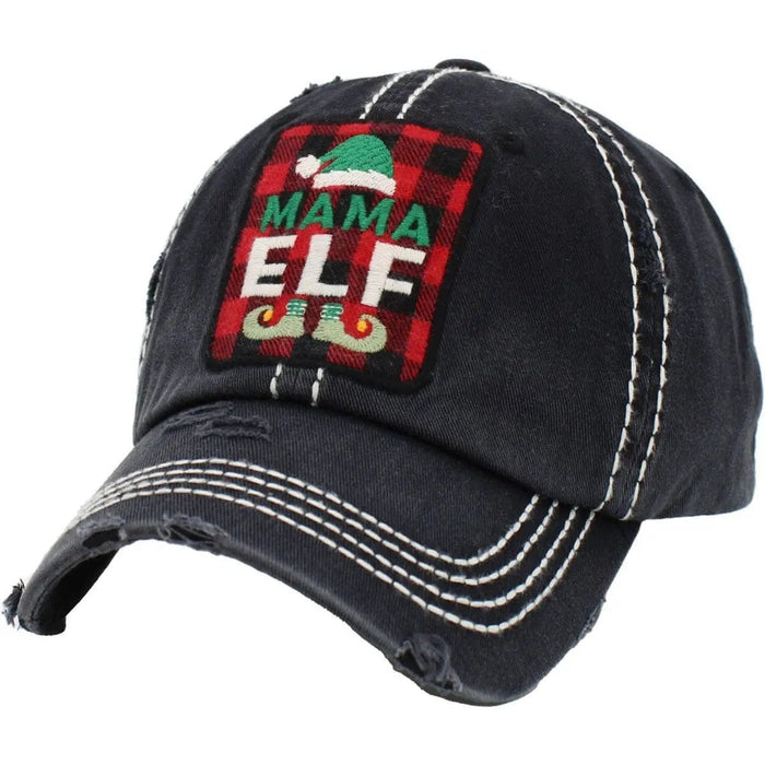 Mama elf washed vintage ballcap - LECCE