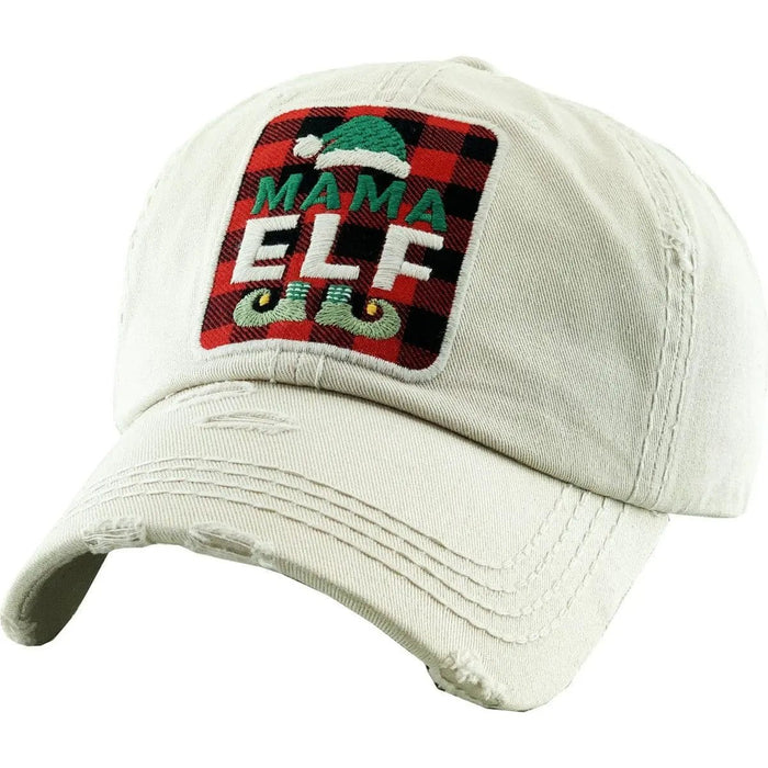 Mama elf washed vintage ballcap - LECCE