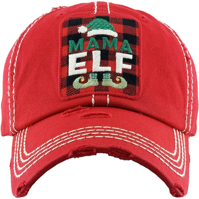 Mama elf washed vintage ballcap - LECCE