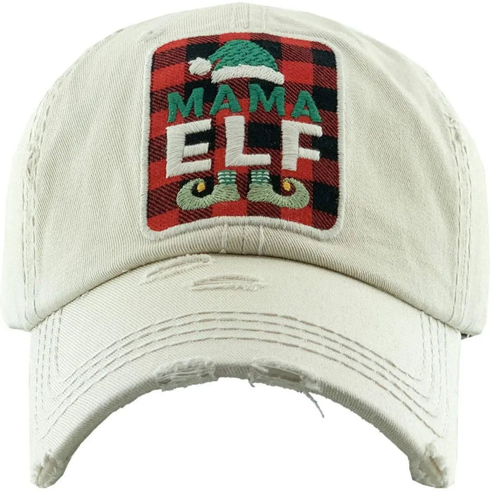 Mama elf washed vintage ballcap - LECCE