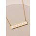 Mama tag charm necklace - LECCE