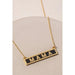Mama tag charm necklace - LECCE
