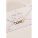Mama tag charm necklace - LECCE