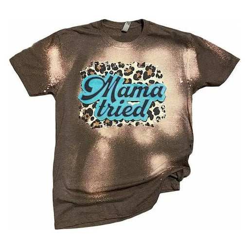 Mama tried acid washed tee - LECCE