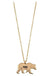 gold mama Bear necklace 