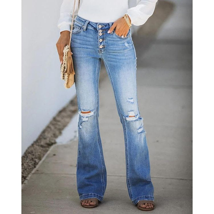 Micro flared jeans