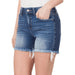 Mid Rise Denim Shorts - LECCE