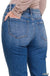 Mid - rise Distressed Bootcut Cropped Denim Pants - LECCE