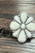 Monster Size White Turquoise Adjustable Ring - LECCE