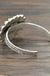 Natural White Turquoise Navajo C Cuff Bracelet - LECCE