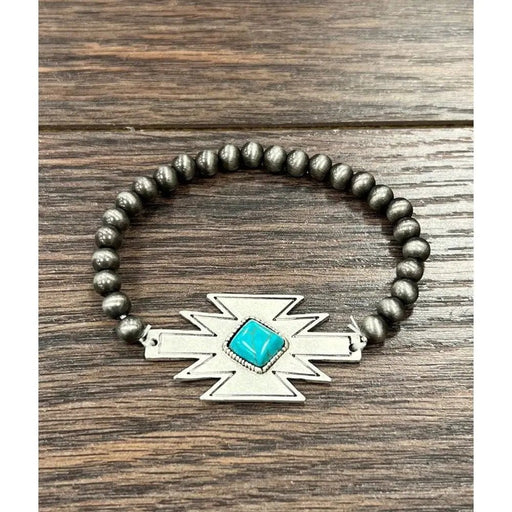 Navajo aztec turquoise bracelet - LECCE