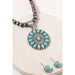 Navajo Necklace Natural Stone Necklace and Earrings - LECCE