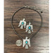 Navajo thunderbird turquoise necklace set - LECCE