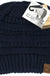 Solid  classic  cc beanie  tail 